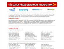 Tablet Screenshot of prizes.empoweredcomms.com.au